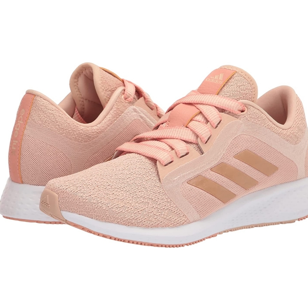NWOB Adidas Women's Edge Lux 4 Running Sneaker Beautiful Peach Colored Trainer - Picture 2 of 11
